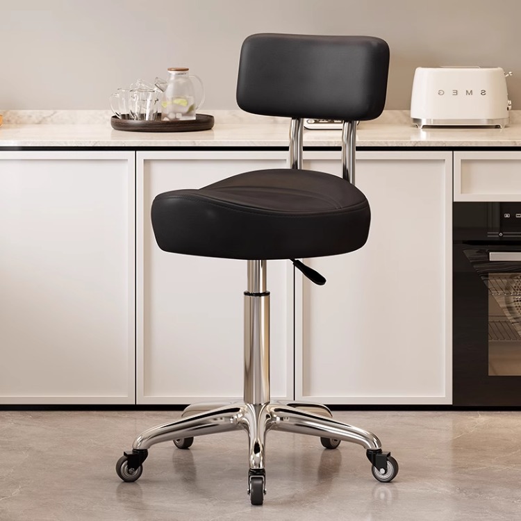 Silla de peluquería cómoda y sedentaria personalizada para cocinar, se puede levantar y bajar, caja registradora, taburete, silla de montar para cocinar en la cocina image 26