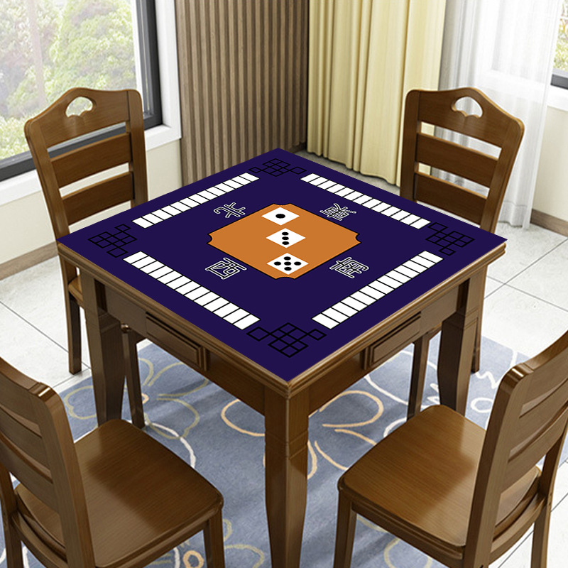 En stock Chino Mahjong Internet celebridad estera de la Mesa frotar mano jugando a las cartas silenciador estera de mesa estera del piso Vacaciones de ajedrez y tarjeta de la sala de entretenimiento estera de la Mesa