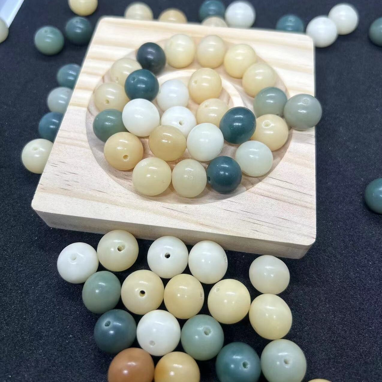 Бусины Duobao Яблоко 12X13мм