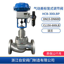 CV3000型美标气动笼式双座调节阀HTS/HVB-300LBP