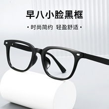 百世芬网红素颜镜框女ins风眼镜架B8708F超轻EMS复古丹阳眼镜批发