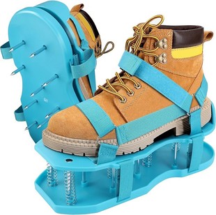New Garden Grass Nail Shoes Lawn Loosen Shoes High Elastic Spring Base Garden Construction Tools Amazon Explosions