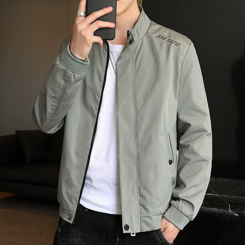 Осенние мужские куртки корейские тренды молодежные дикие повседневные красивые куртки весной и осенью