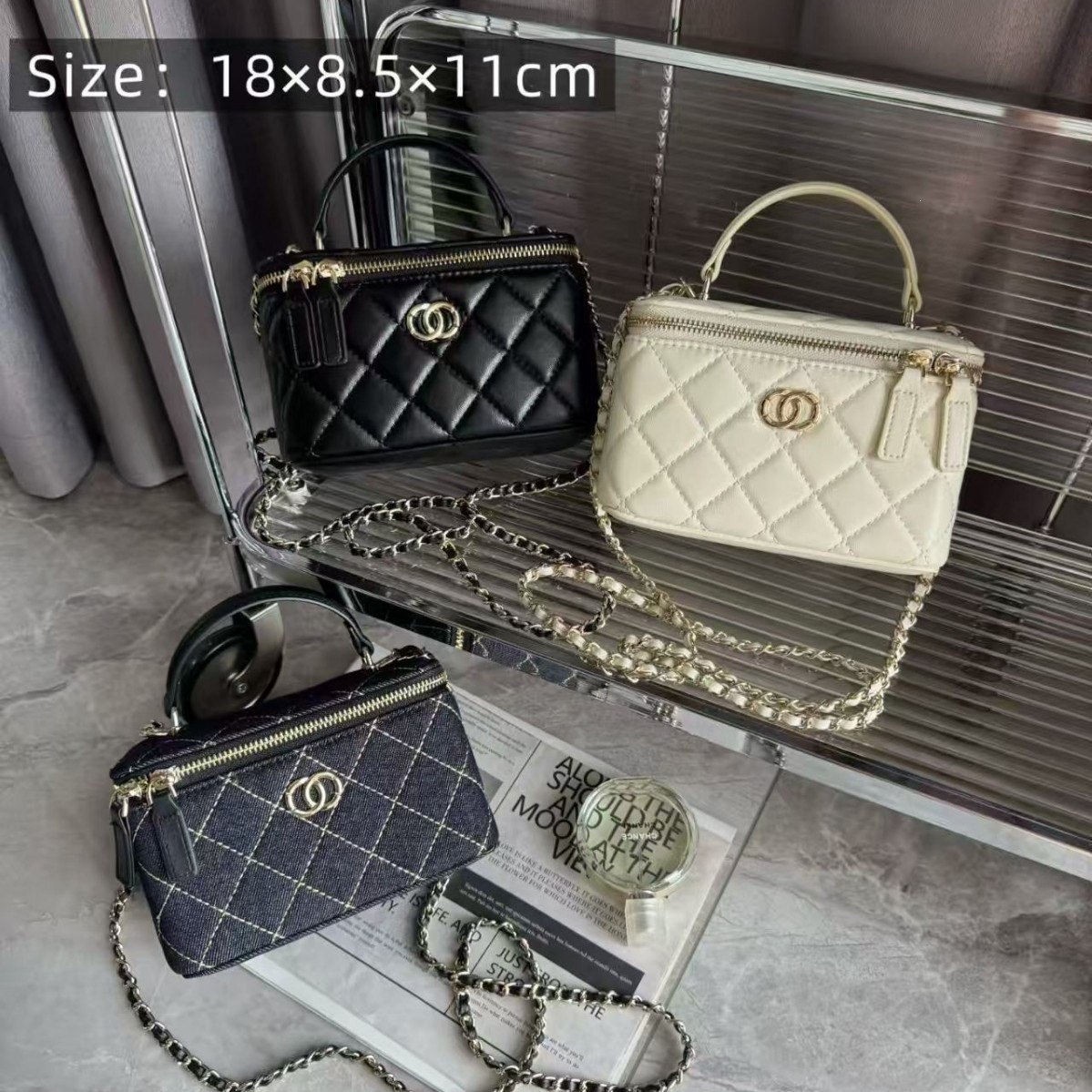 DIY (Can Be Labeled) 2026 New Style Chanel-Inspired Quilted Denim