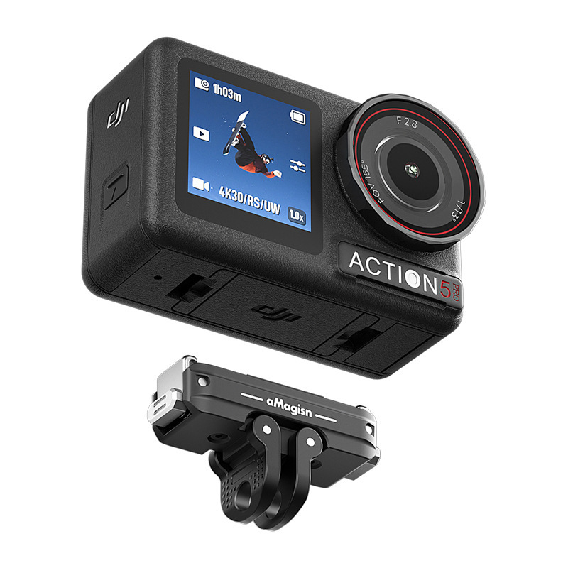 aMagisn阿迈大疆DJI OSMO360/Action5/4/3金属快拆双接口底座配件|undefined