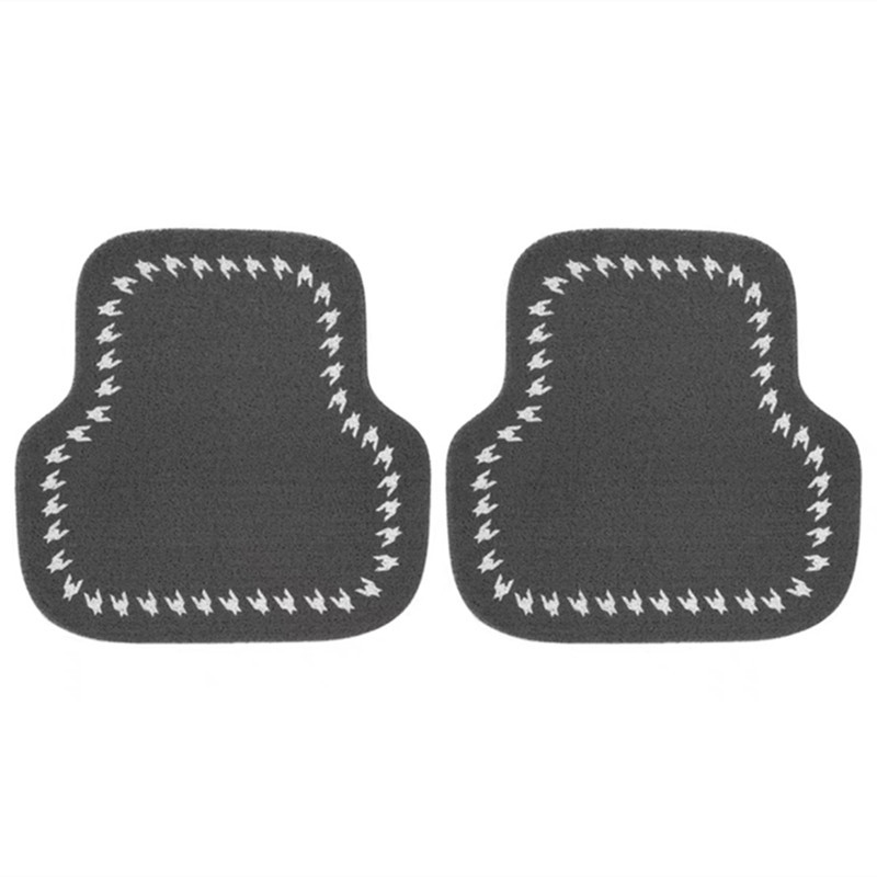 Universal – Houndstooth Silk Universal Foot Pad - rear-row-two-pieces