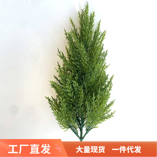 in stock simulation Christmas small pine cypress desktop living room potted ornaments simulation green plant simulation fake flower small tree bonsai