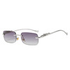 Decorations, retro sunglasses suitable for men and women, metal glasses