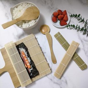Source Manufacturer Japanese Quality Bamboo Green Skin Yellow Silk Sushi Roll Porphyra Roll Home Sushi Shutter Tool