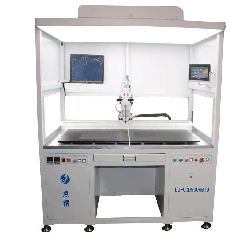 霍尔传感器视觉灌胶机｜双工位视觉定位 ±0.05mm 良品率+25%