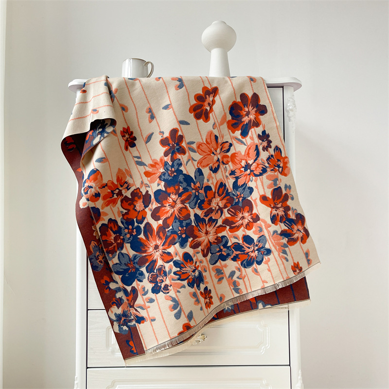 Légkondicionált szoba, nagy kendő, luxus kasmír bojt, meleg sál, női irodai pizsamatakaró, etnikai stílusú_voghion.com