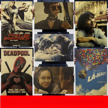 88款经典电影海报 复古牛皮纸海报 文艺怀旧酒吧咖啡馆宿舍壁纸