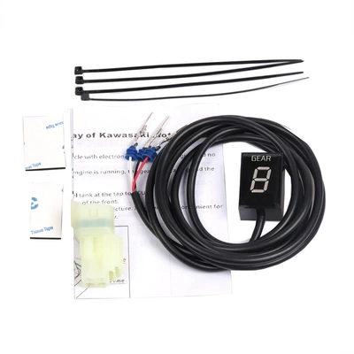 Other vehicle instruments, motorcycle led digital gear