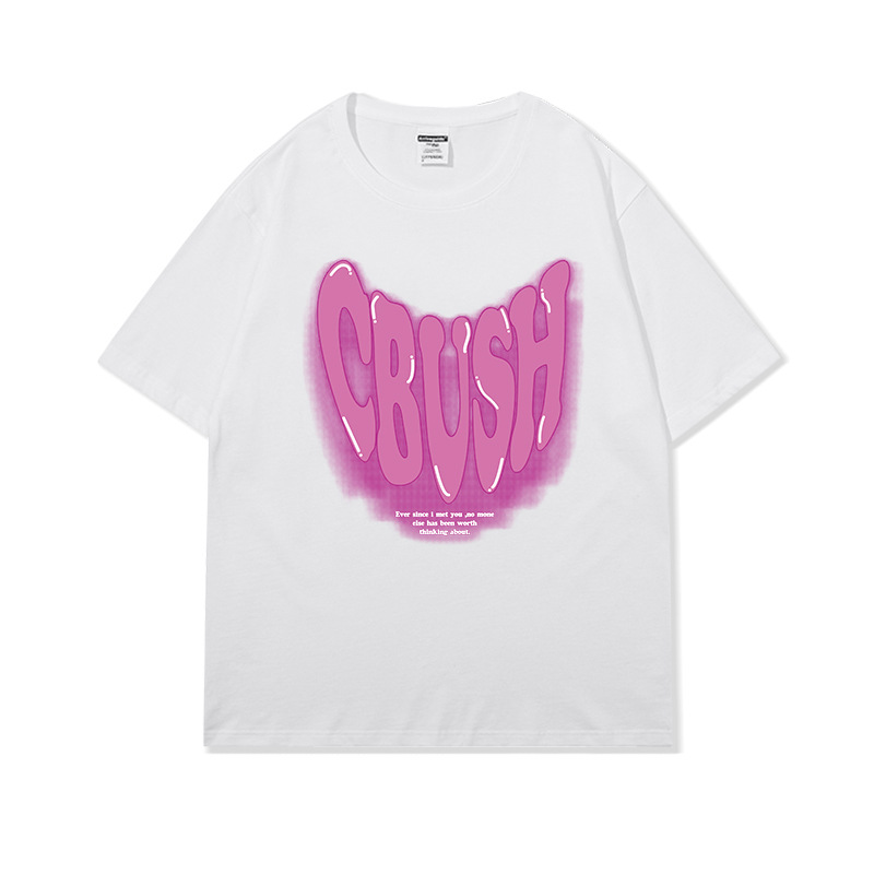 2023 Spring/Summer New 260G Cotton Loose American Fashion Brand T-shirt Men's Top Youth Student Class uniform_voghion.com