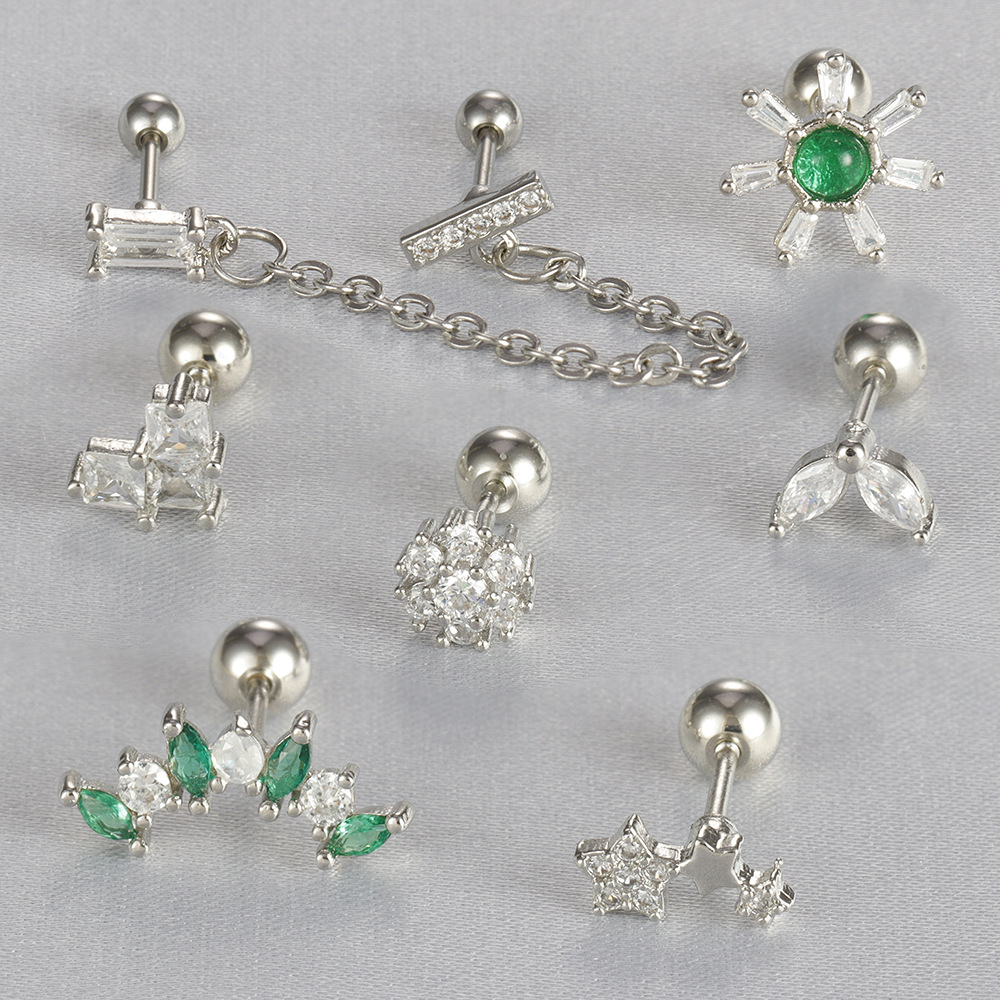4g Weight straight barbell Piercing needle type spike Piercing ball type Pearl, Zircon Inlay Material Ear Studs Classification Ear Cartilage Rings & Studs Piercing Type 1 Piece Quantity Daily Occasion 304 Stainless Steel, Copper Material Heart Shape, Butterfly Pattern Women's Gender Inlay Design Shiny, IG Style Style 1 Piece Ear Cartilage Rings & Studs IG Style Shiny Heart Shape Butterfly 304 Stainless Steel Copper Inlay Pearl Zircon Ear Cartilage Rings & Studs 4