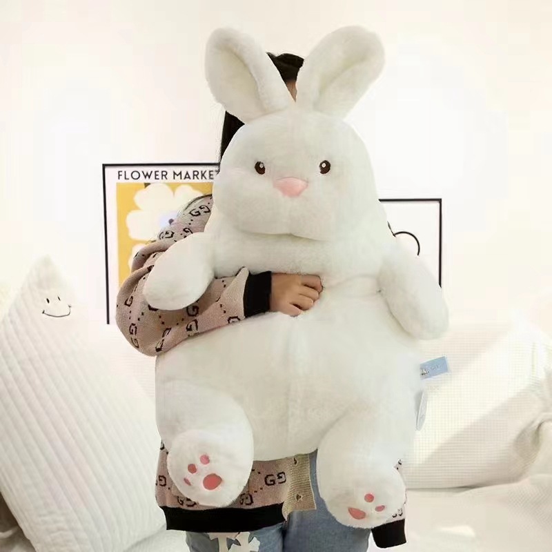 Plush cute toy, rag doll, white rabbit