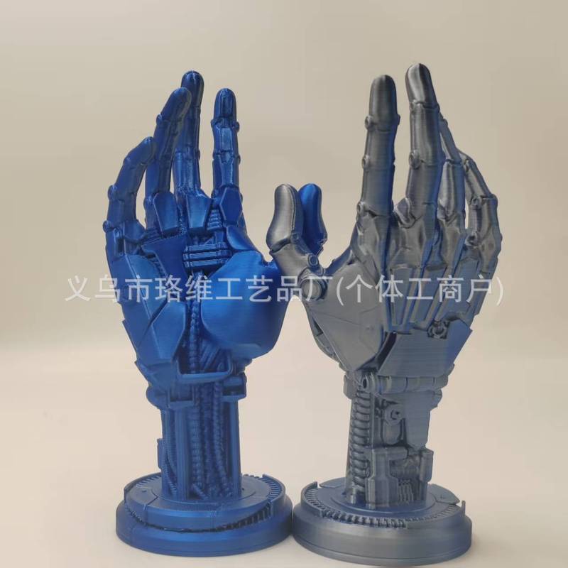 跨境3d打印机械手赛博朋克一体成型游戏手柄支架模型玩具支架仿真|undefined