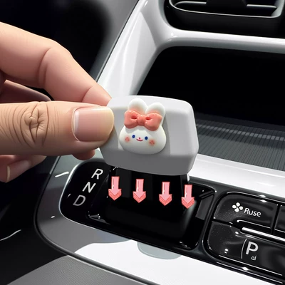 Button Cute Silicone Protective Car interior film