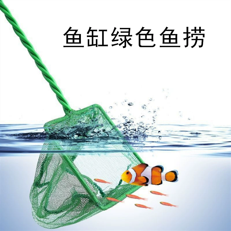 Заводские аксессуары для аквариумов Fish Tank Fish Рыболовная сеть Круглая квадратная рыба Рыбалка Ручная телескопическая аквариум Копировальная сеть Рыболовная сеть Зеленый