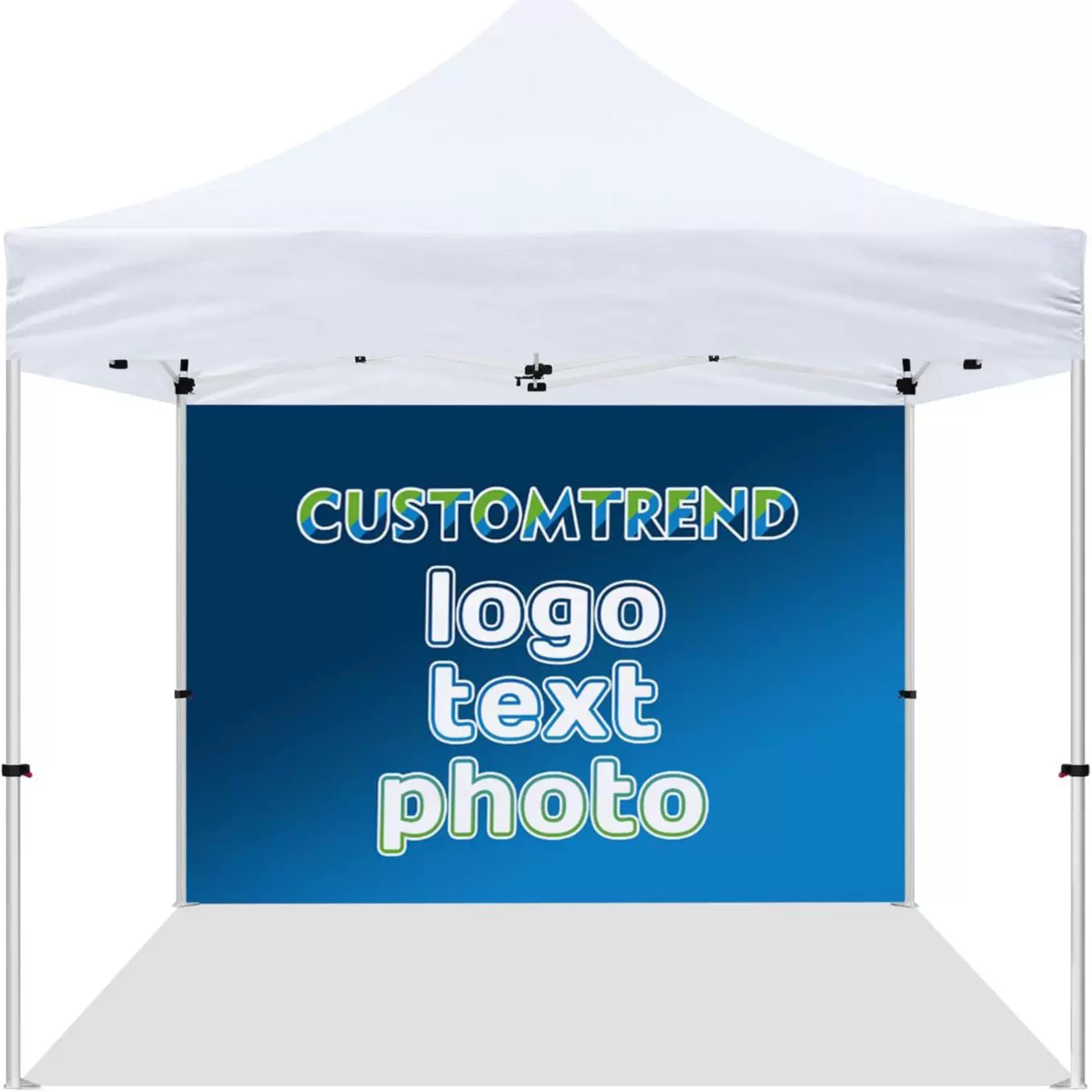 跨境户外广告帐篷遮雨棚遮阳伞展会展览300D牛津布防水四角遮阳棚