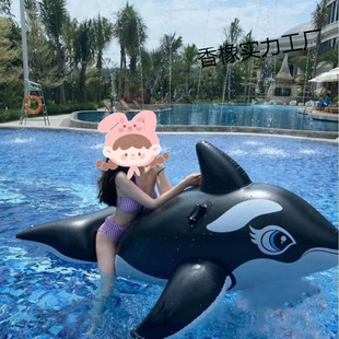 New Thickened Single Inflatable Whale Ride for Adults and Children Thickened Water Toy Water Ride