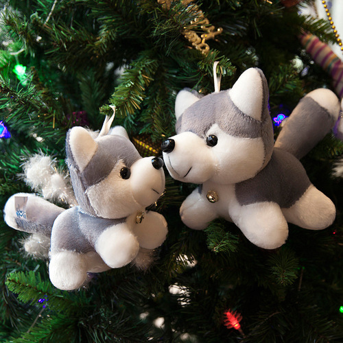 Husky Doll Plush Toy Cute Simulation Dog Doll Rag Doll Pillow Children's Gift Manufacturer Wholesale