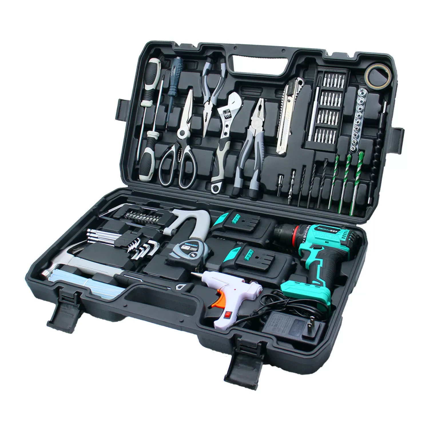 Brushless electric drill, gun, electric tools set, screwdriver