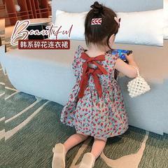 Little Girls' Dress 2024 Summer New Children's Tank Top Princess Dress for Toddlers Floral Dress for Baby Girls Summer Outfit