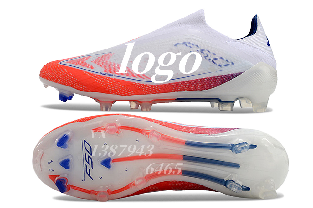 Putian fabricante al por mayor comercio exterior transfronterizo 2024 nuevo estilo X serie F50 zapatos de fútbol profesionales para hombres fg clavo