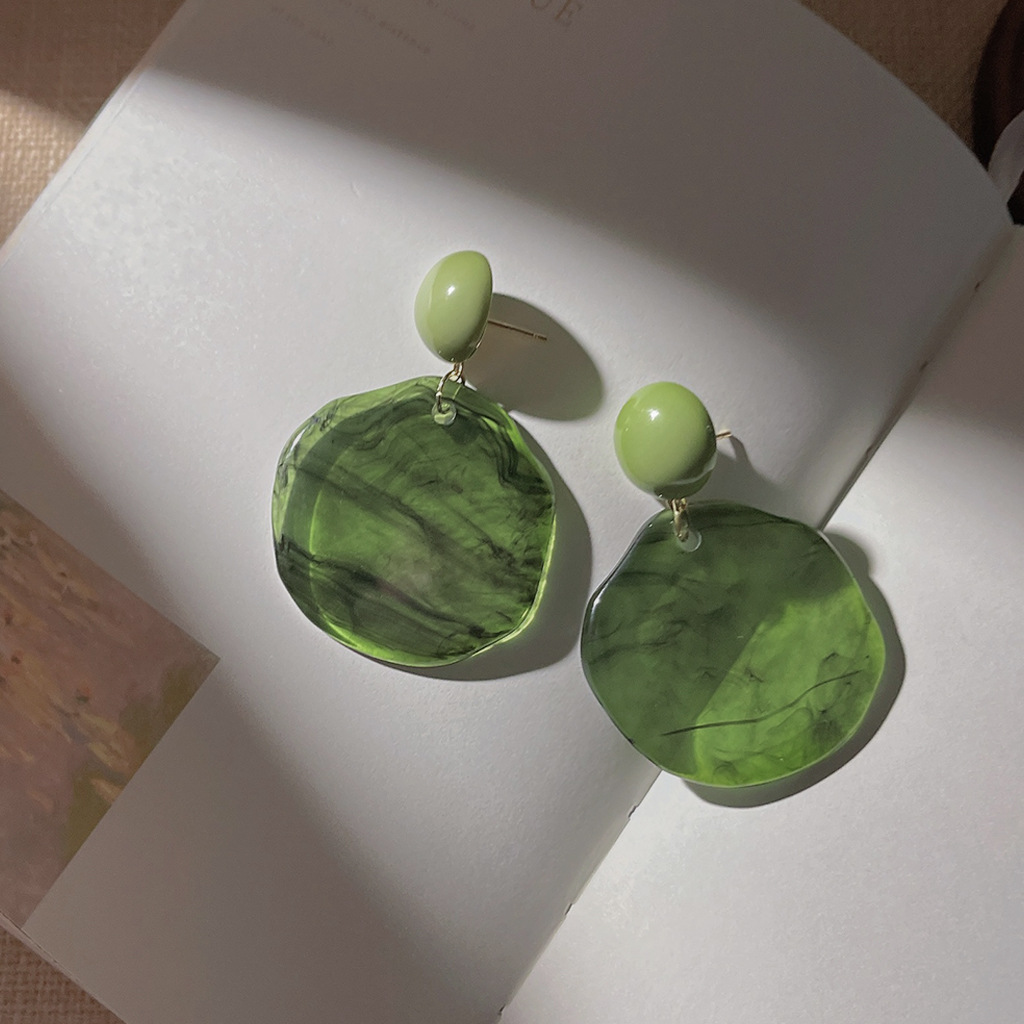 Women'S Gender Elegant Style Elegant Round Arylic Women's Drop Earrings
