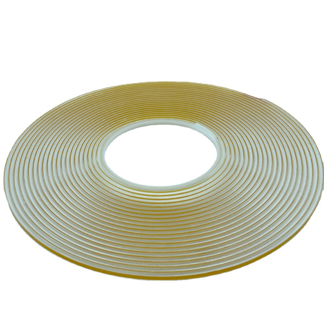 Ranura de tarjeta acrílica impermeable de alta viscosidad, tira de goma dura, caja transparente, ranura especial para borde espaciado, cinta de doble cara sin costuras