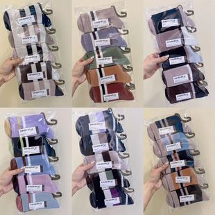 Men's and women's reverse needle socks stockings socks cotton socks two yuan three yuan store supply