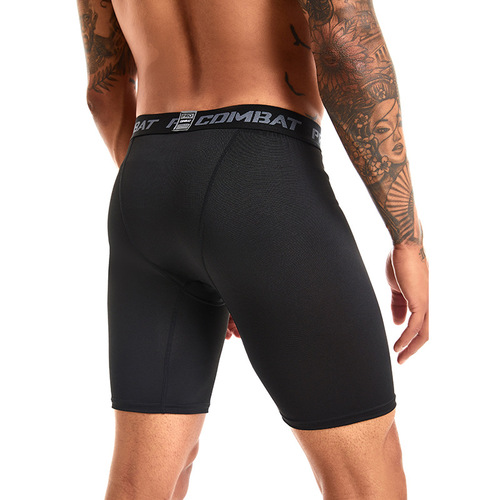 Sports and fitness tight quarter pants, high-elastic, quick-drying breathable compression shorts, basketball running training leggings,