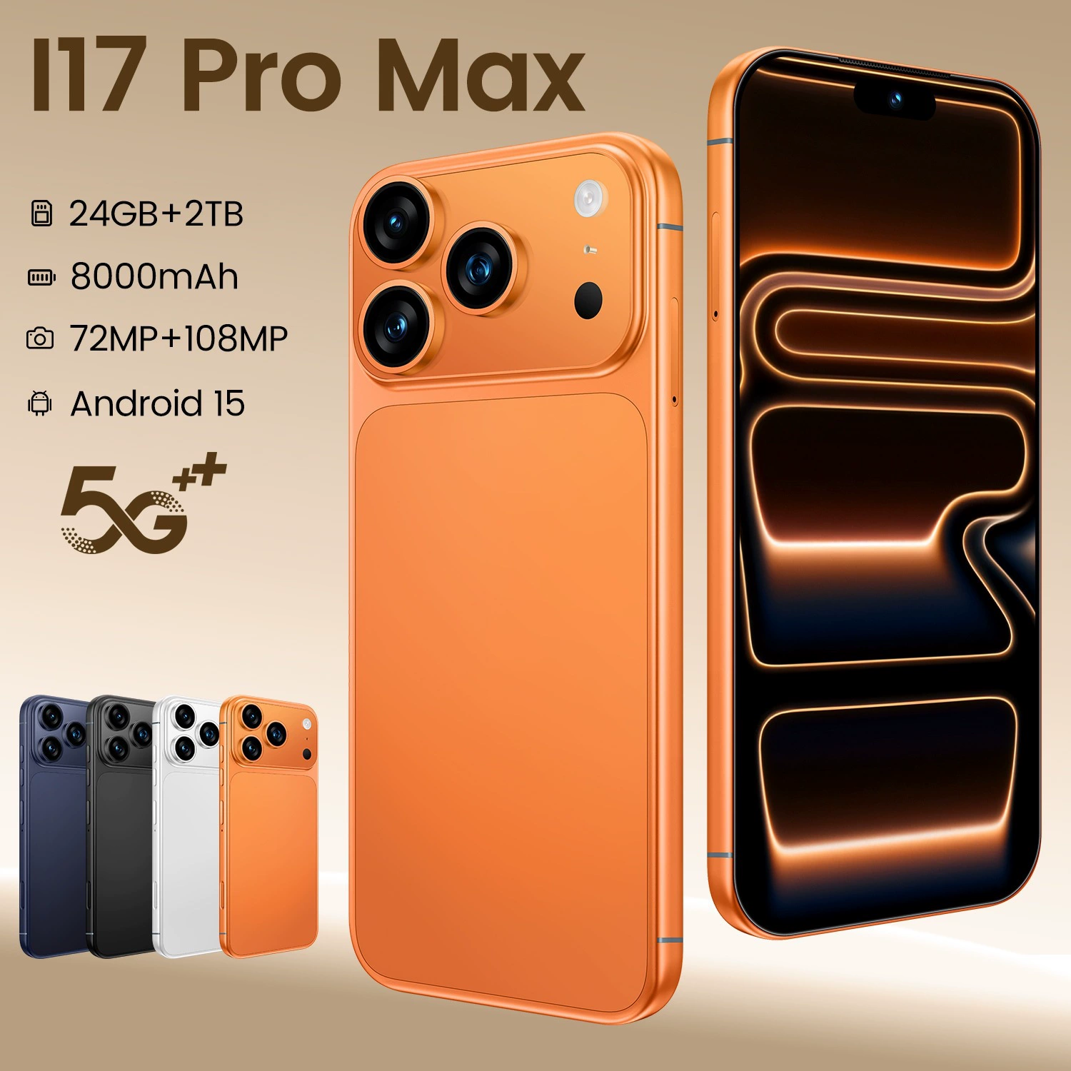 (Переходная торговля), мобильный телефон, смартфон, intel core i17, 17 pro max, 4G, Android