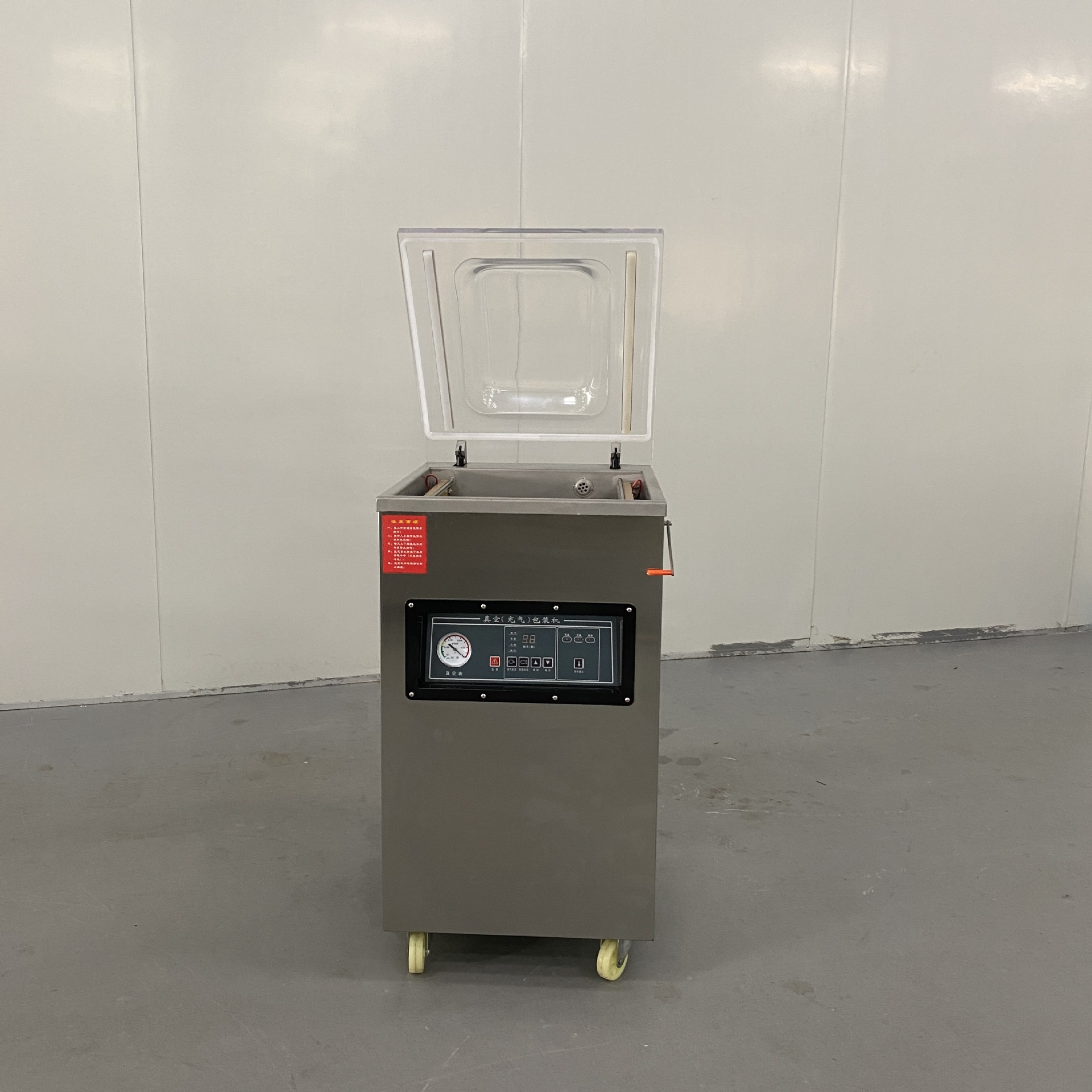 抽真空机 牛肉干真空包装机/400落地式单室真空包装机