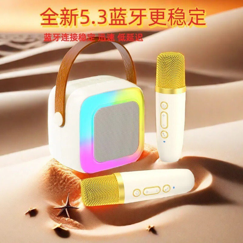 K12 Bluetooth スピーカー屋外ポータブルオーディオカラフルなマイク統合 ktv マイクカラオケ SY13 を手に入れましょう|undefined
