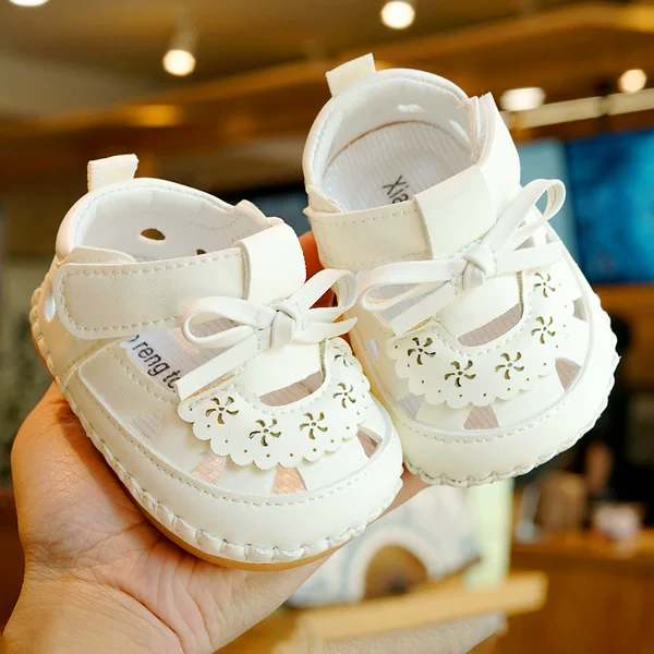 Baby Shoes Soft Sole Non-Slip Summer Sandals Beginner Female Baby Shoes 0-1 Years Old Toddler Shoes Little Princess
