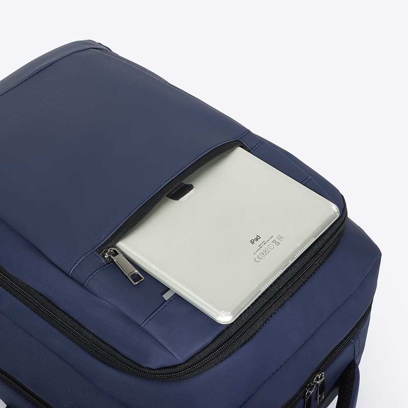 Transfronterizo nuevo estilo 2024 mochila recargable USB de negocios para hombres antirrobo de gran capacidad mochila para computadora de 16 pulgadas al por mayor