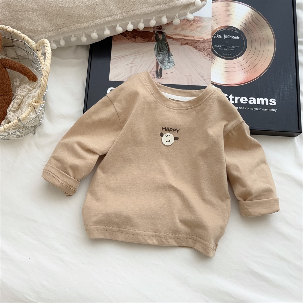 2025 primavera nuevo estilo estilo coreano estilo occidental bebé niño niño dibujos animados casual hombre bebé chaqueta de manga larga traje de jeans