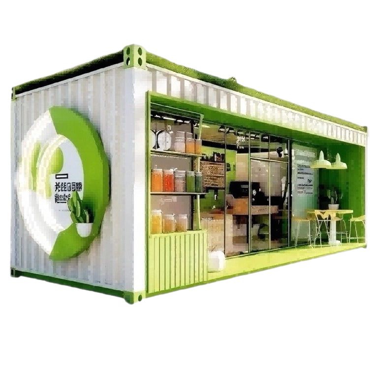Tienda de contenedores en línea tienda de té de leche personalizada tienda de café quiosco móvil punto escénico mercado nocturno barraca casa móvil