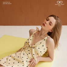 性感冰丝 吊带睡裙 舒适小碎花 甜美纯欲睡衣女式家居服