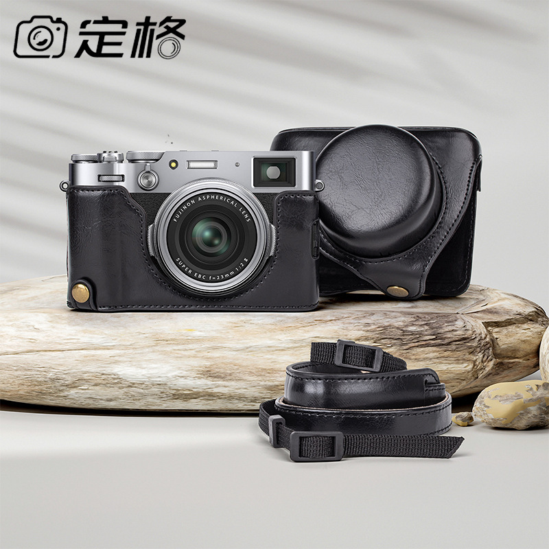 Suitable for Fuji X100-Vi Camera Bag, Base-Opening Camera Protective Bag, Cross-Body Photography Bag, Camera Accessories