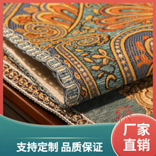 ✅美式桌旗复古轻奢欧式奢华桌布电视柜盖布茶几长条装饰布斗柜