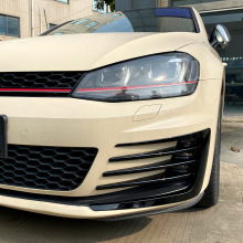 适用大众高尔夫7 2013-2016 Golf MK7 高7GTI 前风刀格栅车贴改装