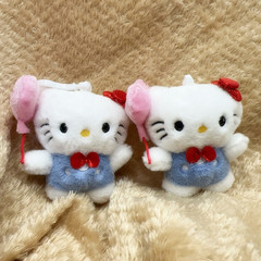かわいい風船KT猫ぬいぐるみ人形、ぬいぐるみキャッチャー、猫のランドセル飾り、キーホルダー、人形、クリエイティブなデザイン
