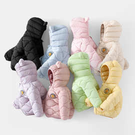 2025新款儿童加厚棉服男女童韩系萌趣保暖外套宝宝洋气冬装棉袄