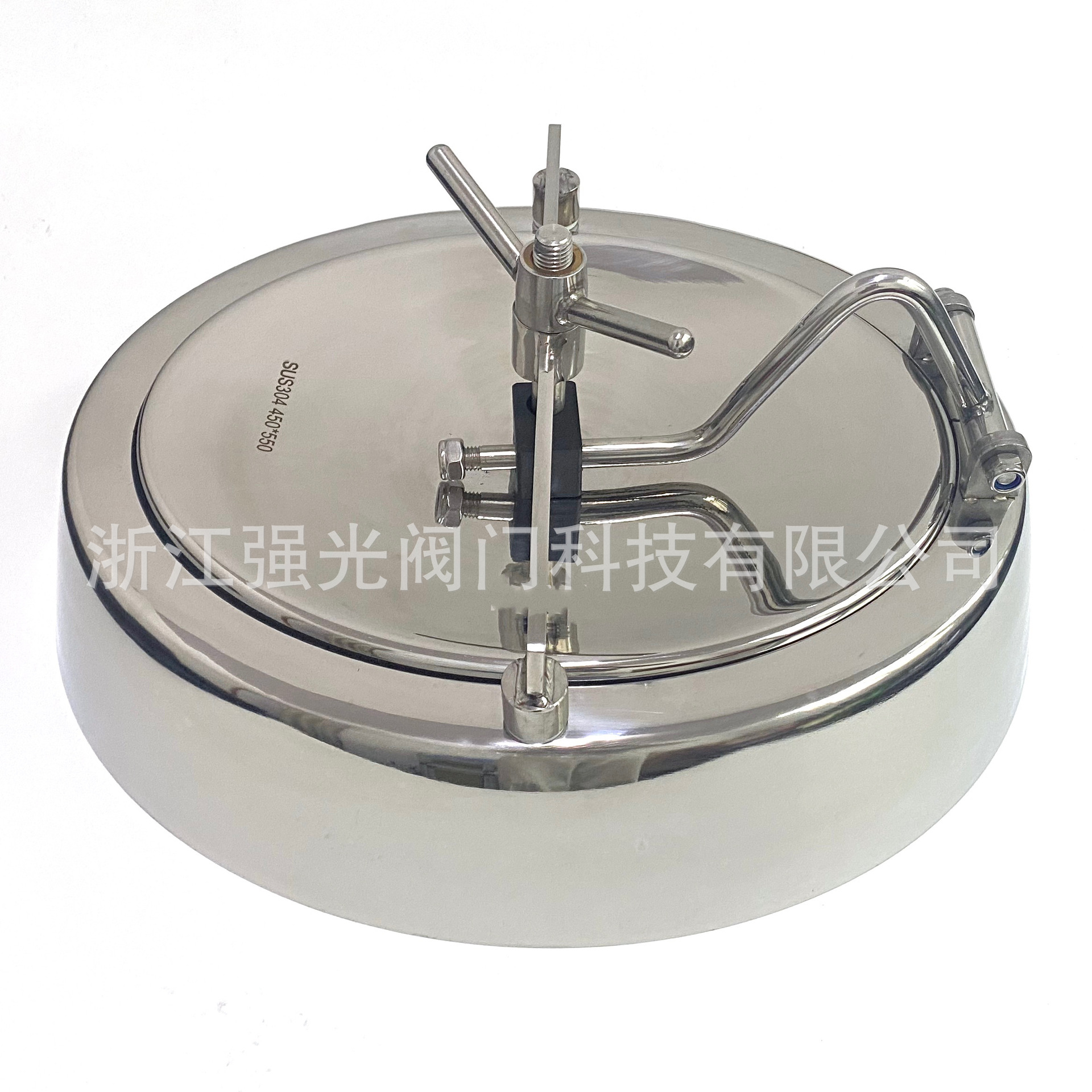 卫生级不锈钢喇叭口内开椭圆人孔，人孔盖，啤酒设备人孔，外开