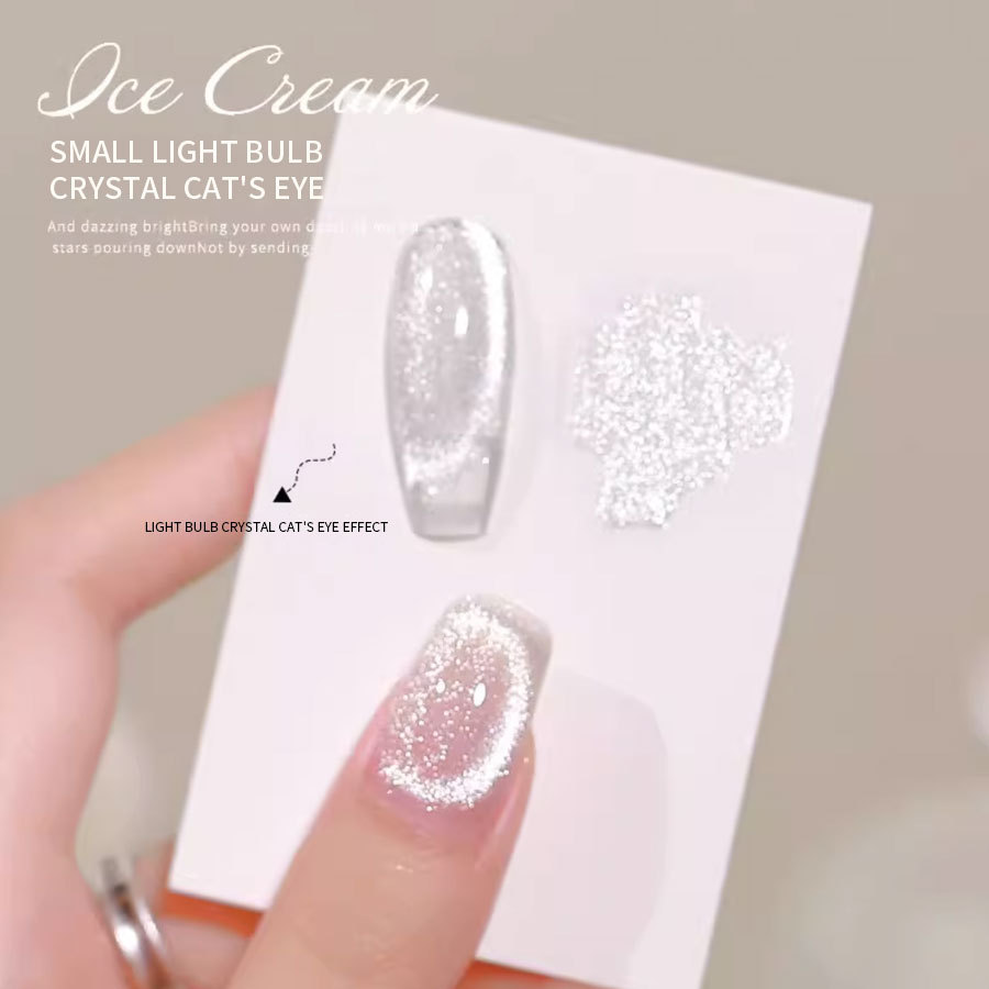 Esmalte de uñas efecto ojo de gato cristalino, colores de moda 2023 para salones de uñas, de larga duración y brillante, éxito de ventas transfronterizo.