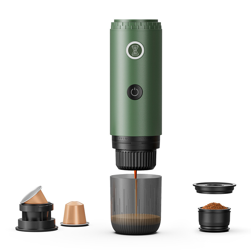Cafetera Espresso Portátil USB, PP, Inalámbrico, Calentamiento Eléctrico, Recargable USB, para Viajes y Aire Libre