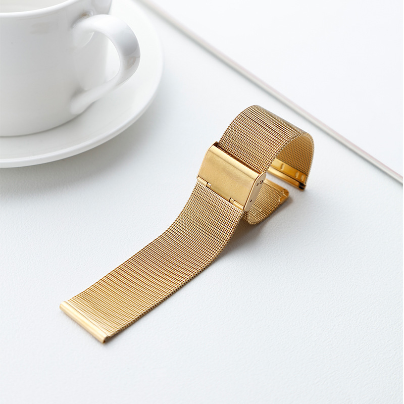 Aplicable para iWatch 04 línea Milán Nice correa Apple Samsung watch4 Huawei GT4 correa de reloj de acero